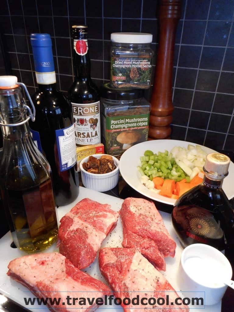 Braised Beef Ribs in Porcini and Morel Mushroom Sauce - Travel * Food ...