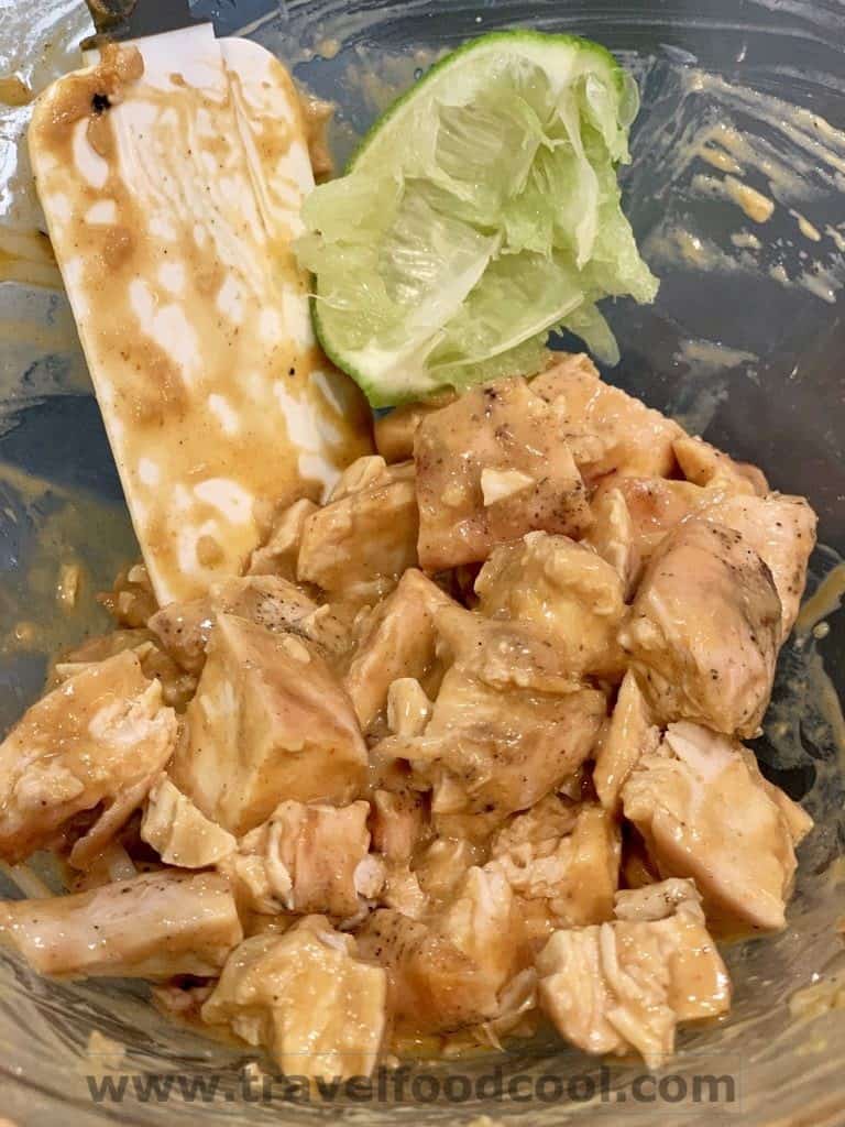 Peanut Chicken Noodle Salad - Travel * Food * Cool